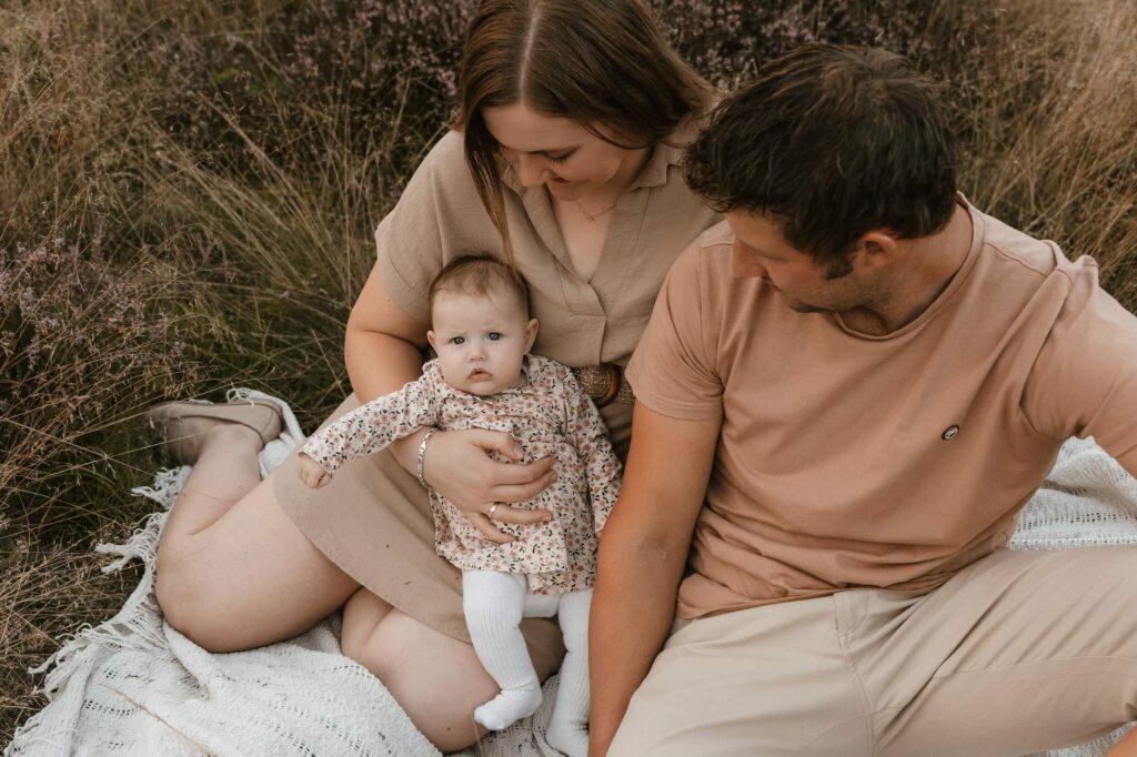 Gezinsfotoshoot op Ginkelse Heide in Ede