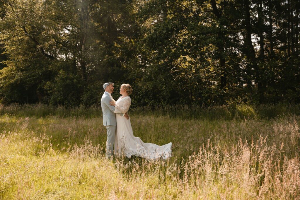 Trouw fotoshoot op de Ginkelse Heide in Ede